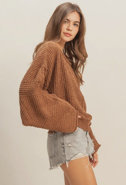 Knit Sweater - Chocolate