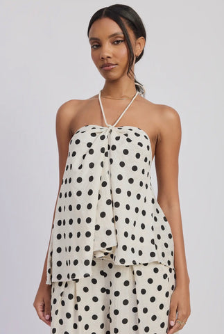 Polka Dot Halter Top
