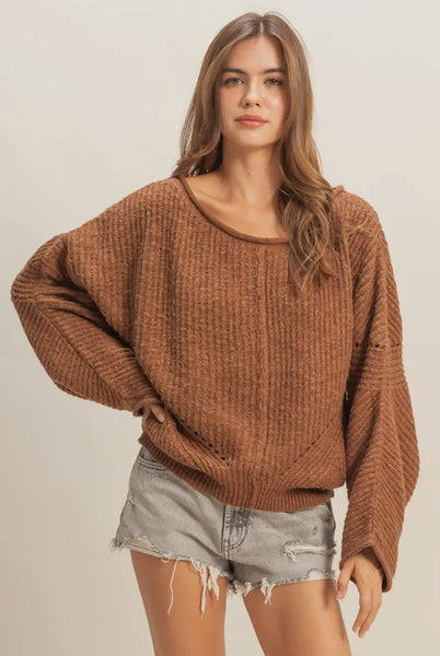 Knit Sweater - Chocolate