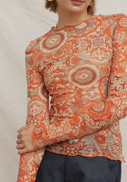 Printed Mesh Top