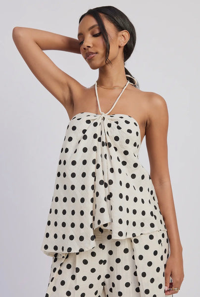 Polka Dot Halter Top