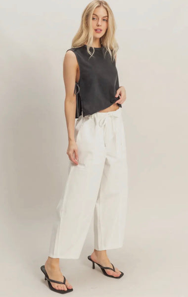 White Barrel Jeans