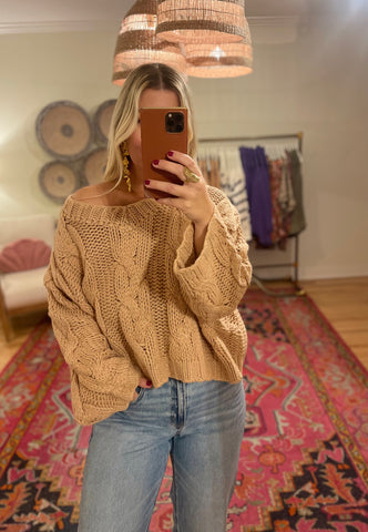 Cable Knit Fall Sweater